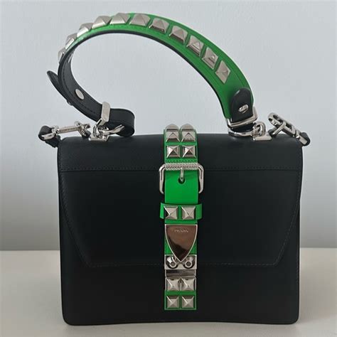 prada elektra bag green|Elektra Prada Bags .